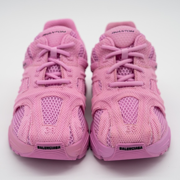 size 38 EU / 8 US Balenciaga Phantom Sneakers Pink Mesh - Picture 2 of 16